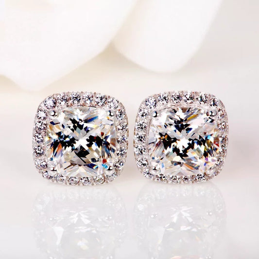 Diamond Earrings Retro look