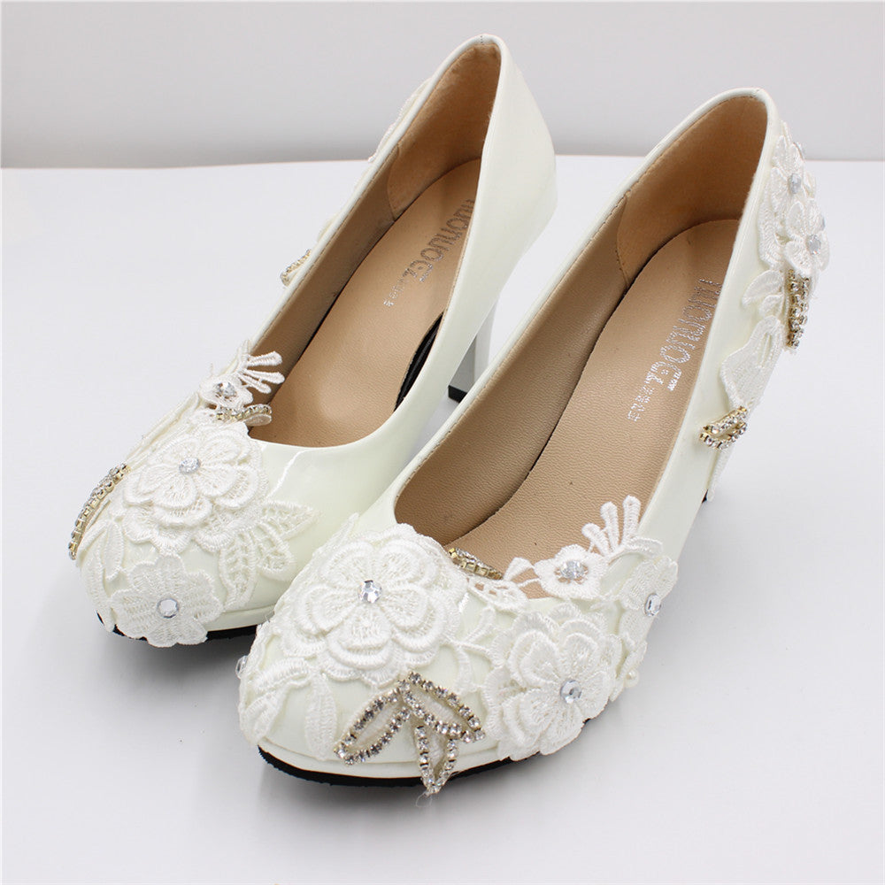 New Bride Wedding Dress Bridal Shoes