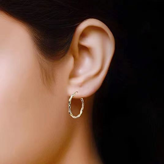 Gold earrings for women