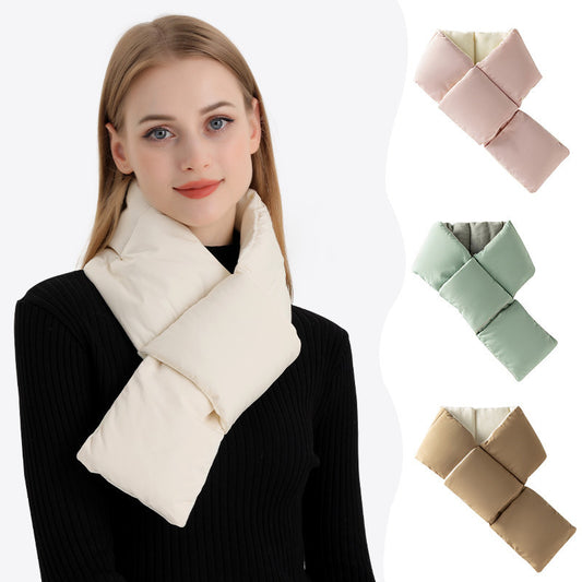 Warm Cross-design Pocket Women Scarfs