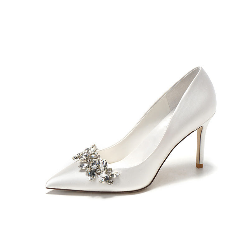 Wedding Dress Crystal Bridal Shoes