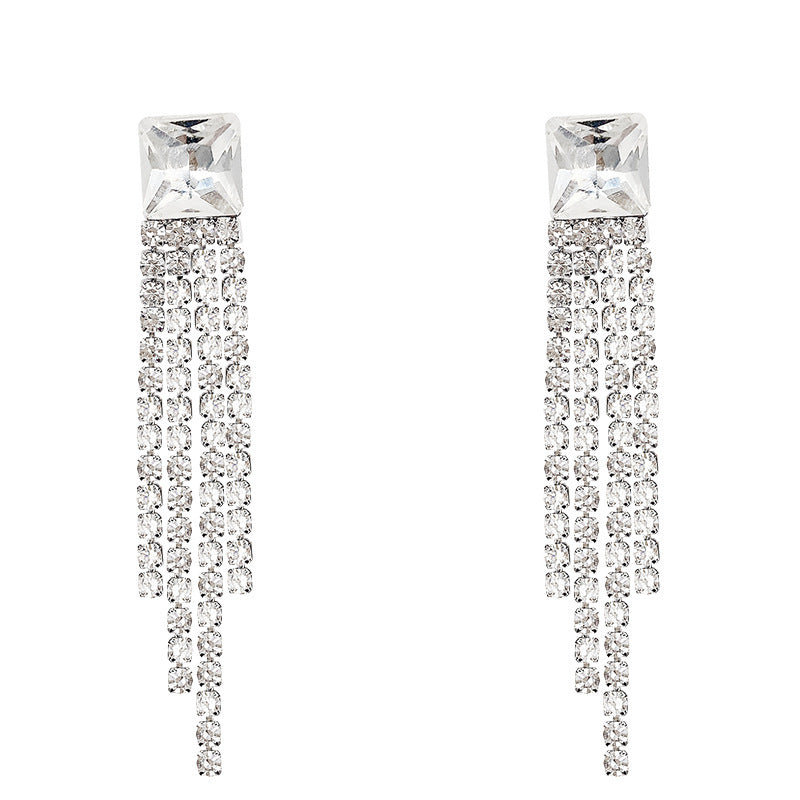 Tassle Silver Earrings