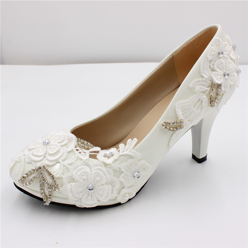 New Bride Wedding Dress Bridal Shoes